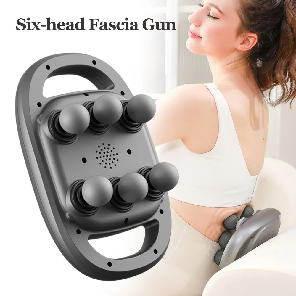 Six-Head Fascial Gun