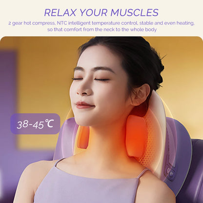 Deep Kneading Massager for Neck, Back & Waist