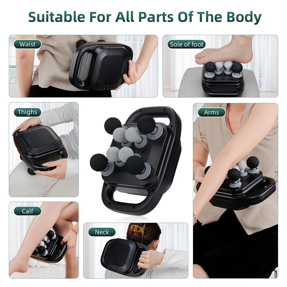 8-Head Fascia Massage Gun