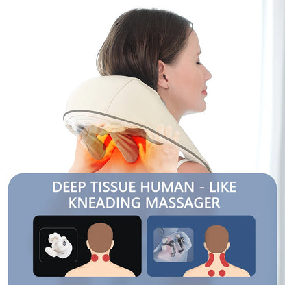 26W Wireless Neck & Shoulder Massager