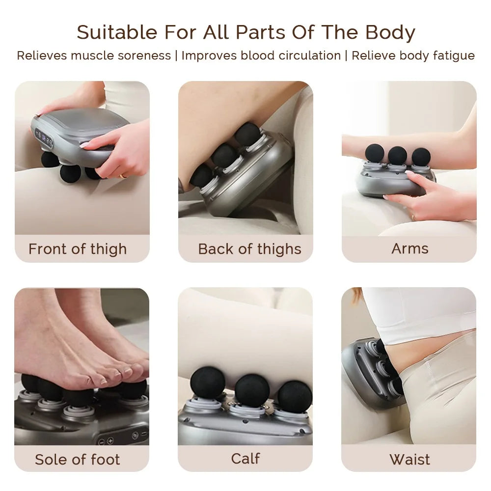 Six-Head Fascial Gun