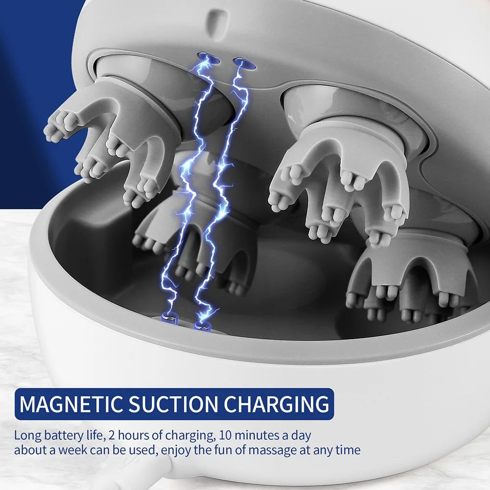 Waterproof Electric Head Massager