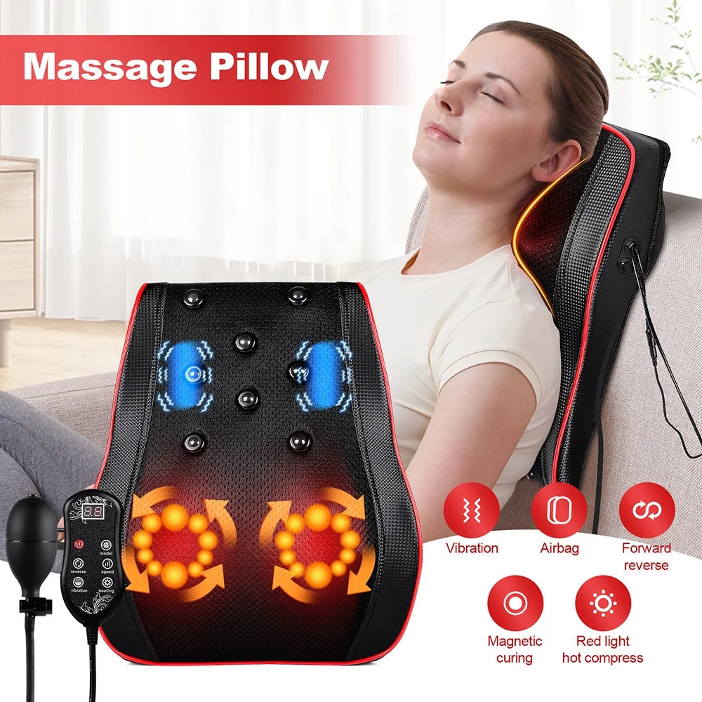 Back & Neck Cervical Massage Pillow