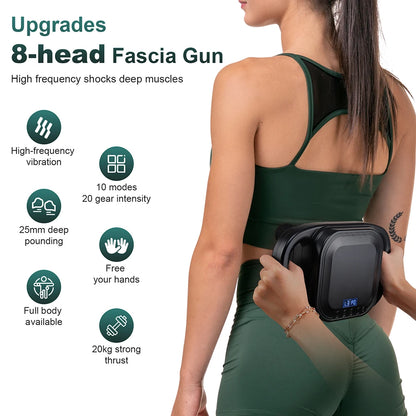 8-Head Fascia Massage Gun