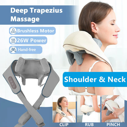 26W Wireless Neck & Shoulder Massager